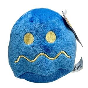 TOY FACTORY MS PACMAN BLUE GHOST PLUSH‎ BANDAI NAMCO CIRCA 2022